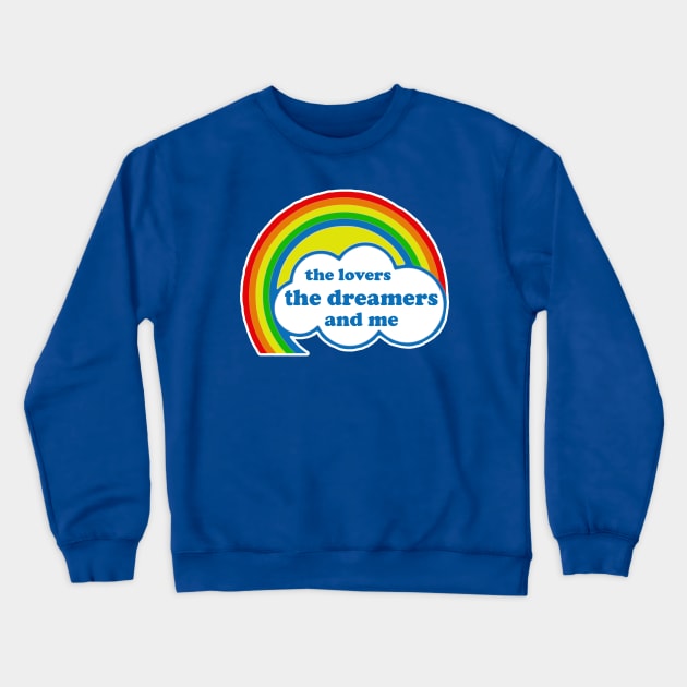 The Rainbow Connection Crewneck Sweatshirt by Bigfinz